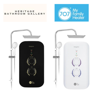 707 Kingston Instant Water Heater with Rain Shower