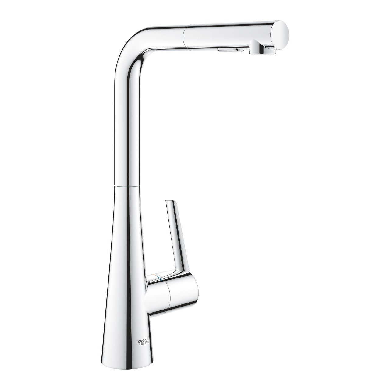 Grohe 32553002 Zedra L-Spout Pull-Out Sink Mixer