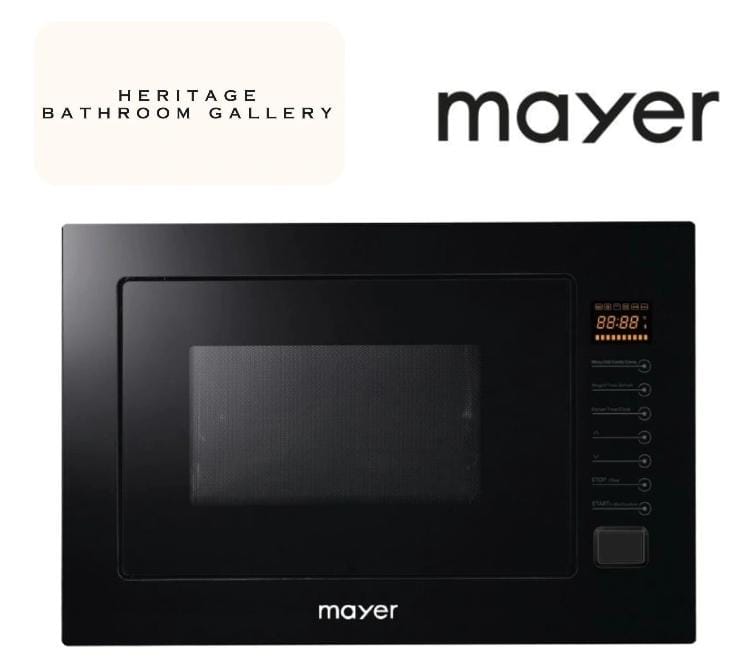 Mayer MMWG25B 38cm Built-In Microwave Oven with Grill