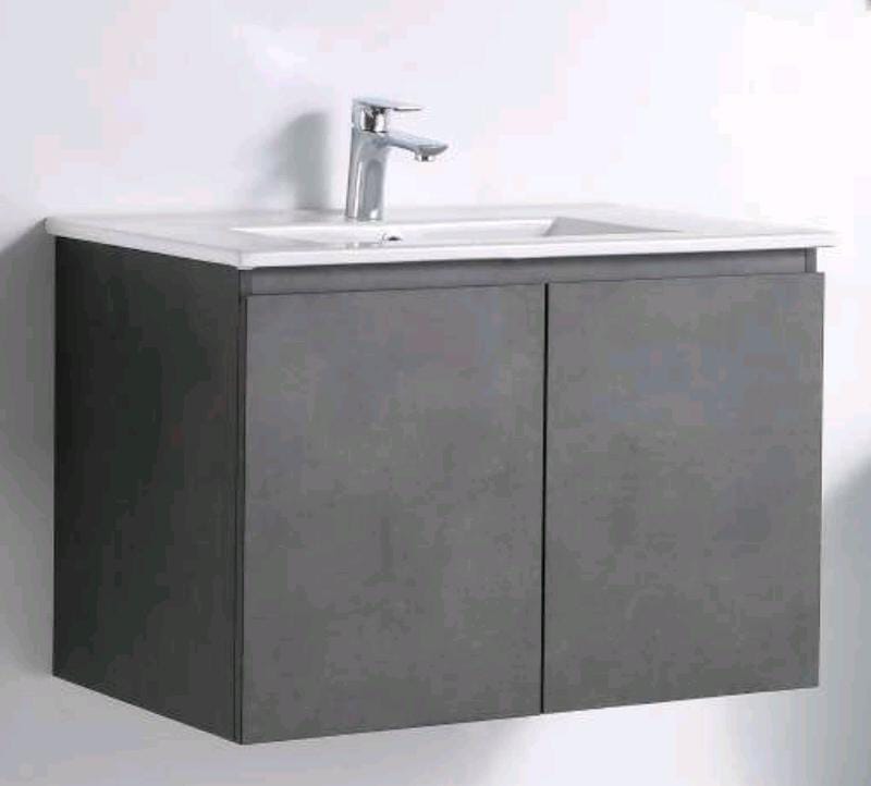 Nexus 60cm Basin Cabinet (Cloudy Black)