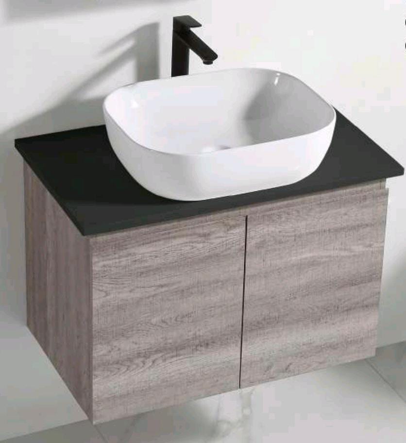 Nexus 60cm Basin Cabinet (Grey Linen)
