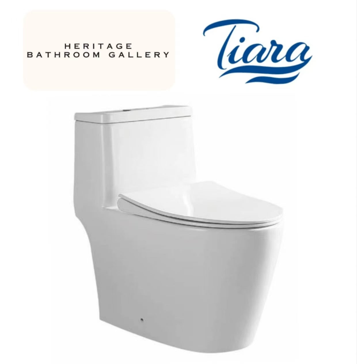 Tiara WC-918B One-Piece Toilet Bowl (Tornado Flush)